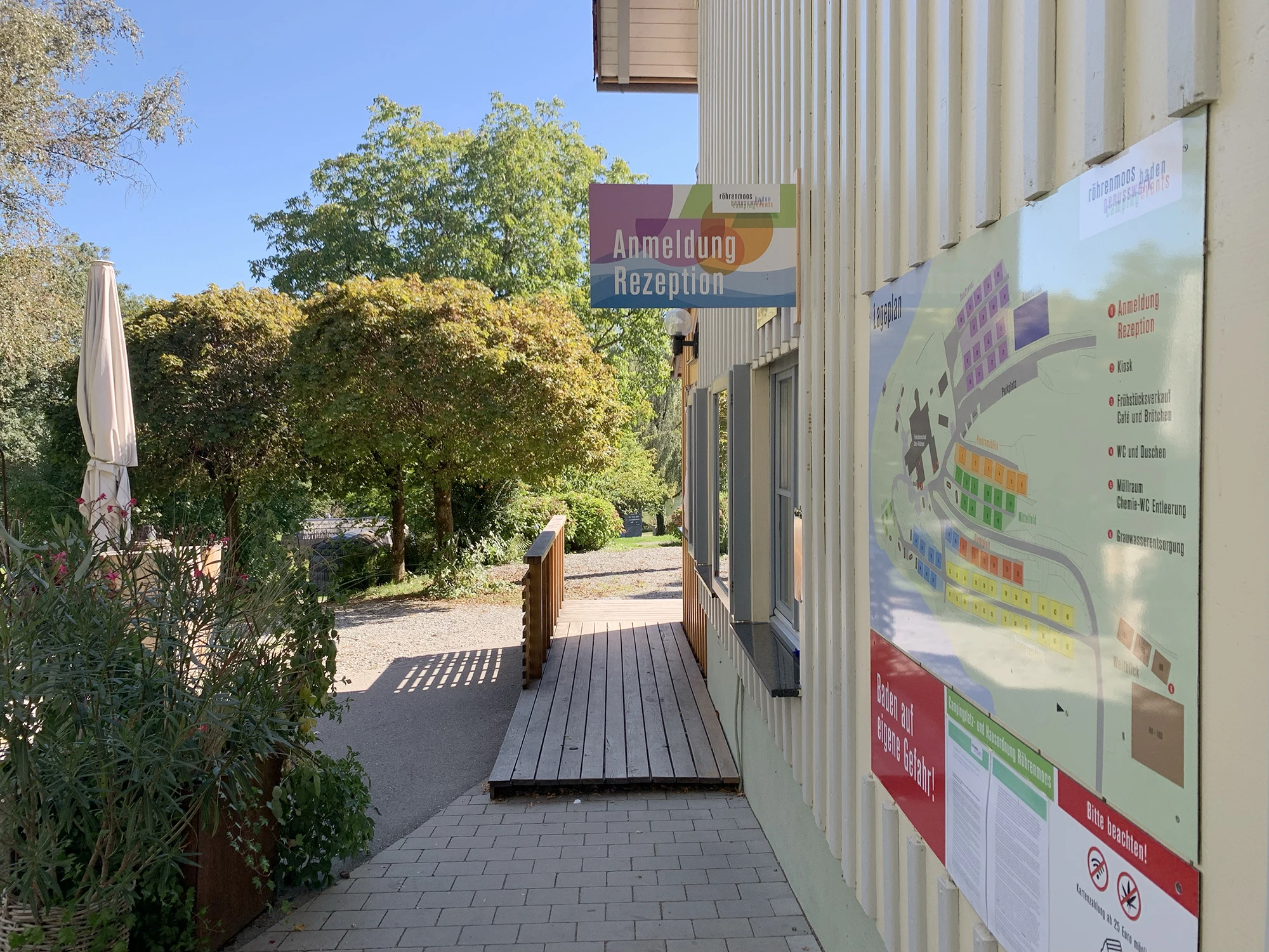 Camping Röhrenmoos, Leitsystem