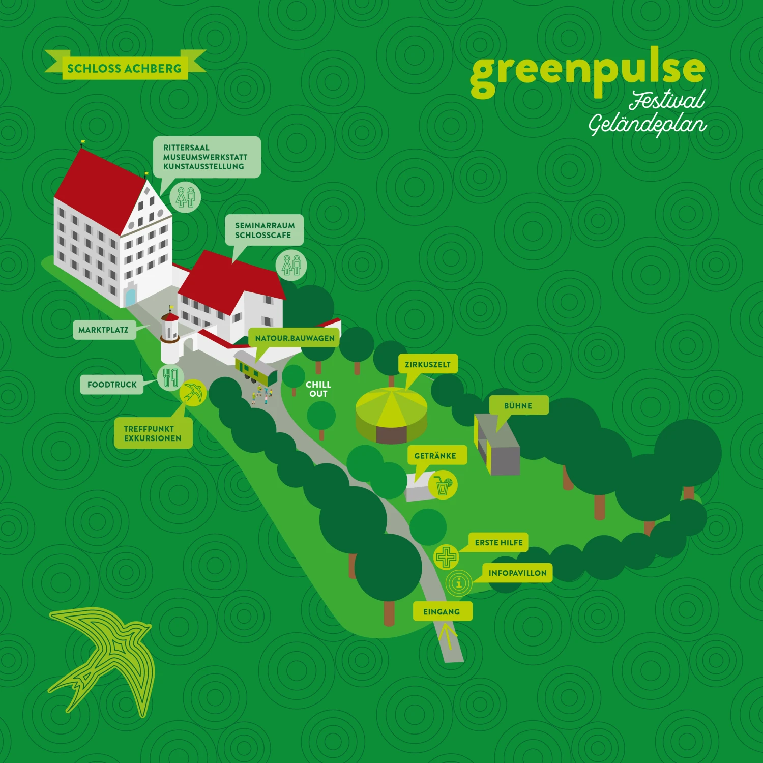 Greenpulse Festival Lageplan