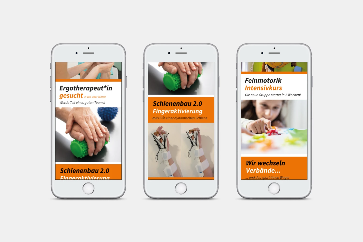 Praxis für Ergotherapie - Webdesign