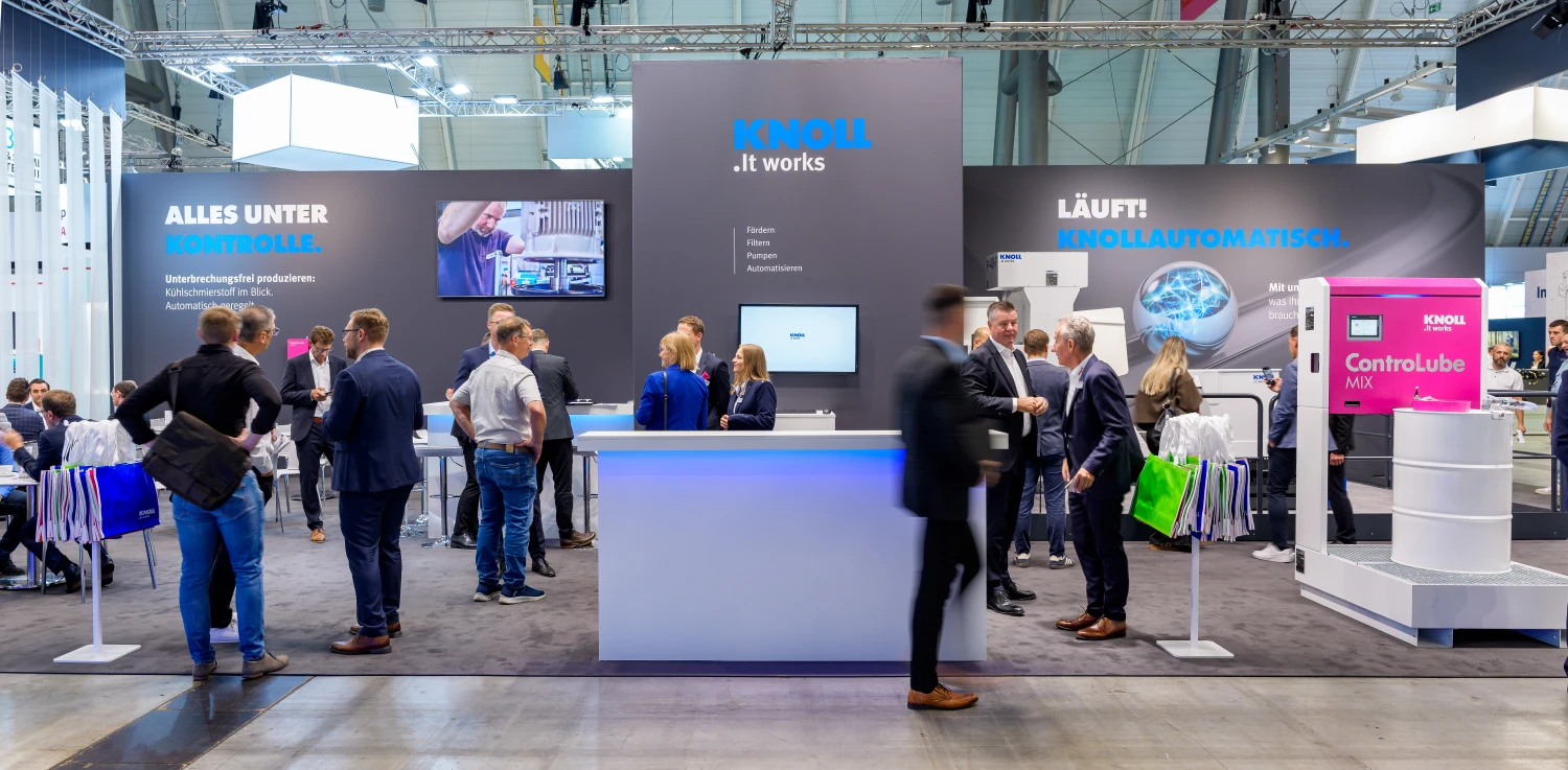 Messestand Knoll Maschinenbau