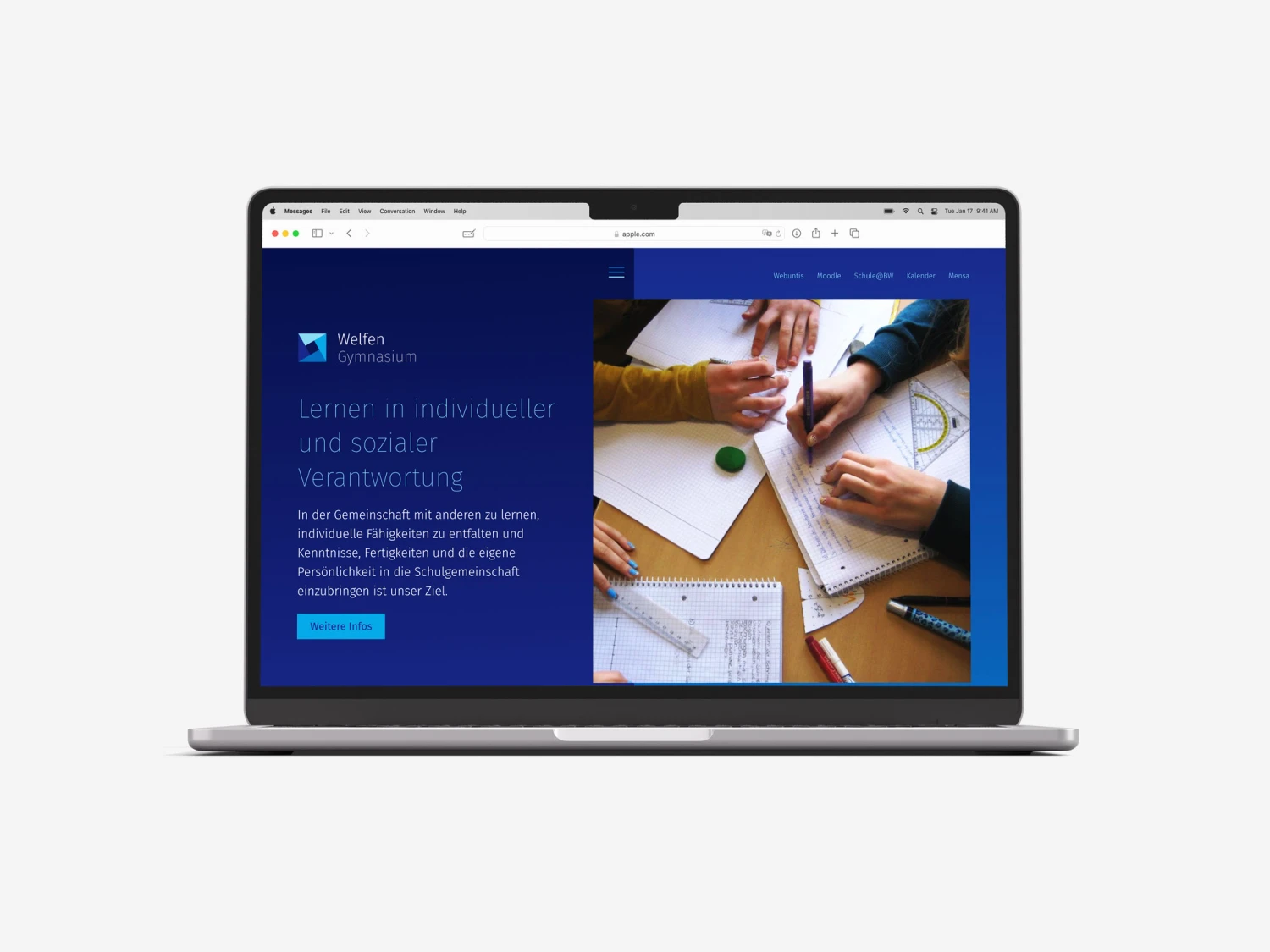 Webdesign Welfen Gymnasium
