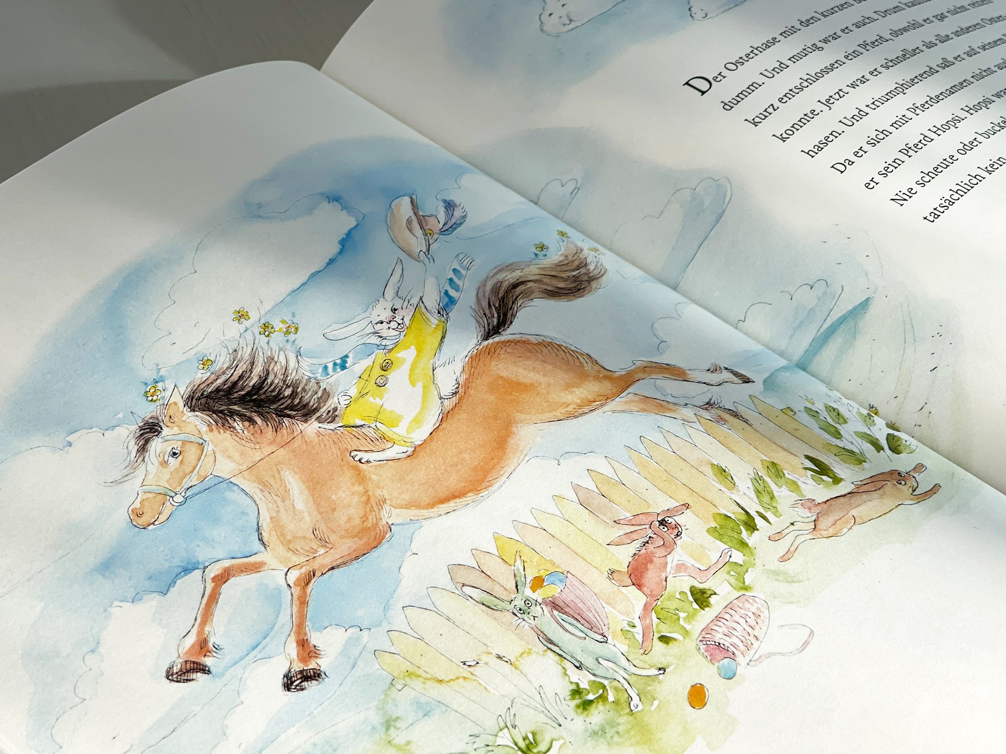 Das Pferd des Osterhasen