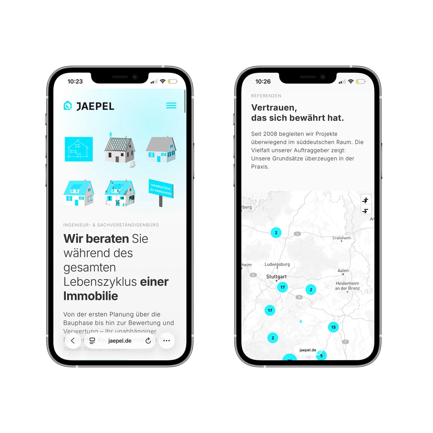 Webdesign Jäpel Responsive Smartphone