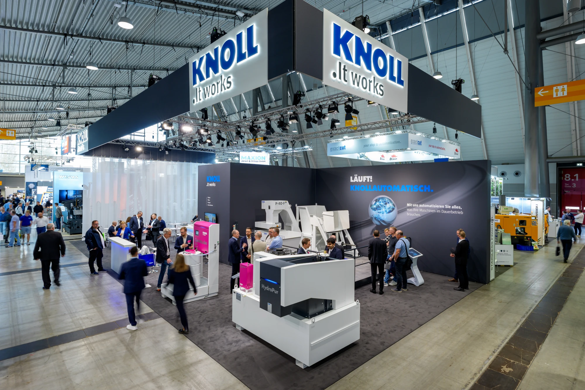 Messestand Knoll Maschinenbau