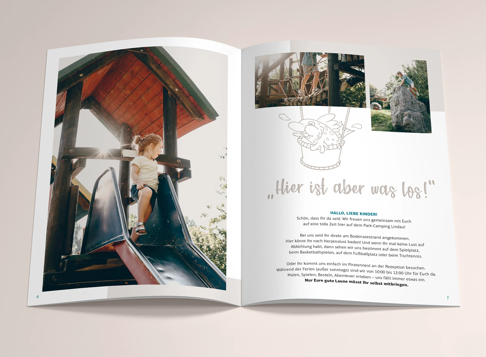 Lindau Tourismus Magazin Gestaltung Campingplatz