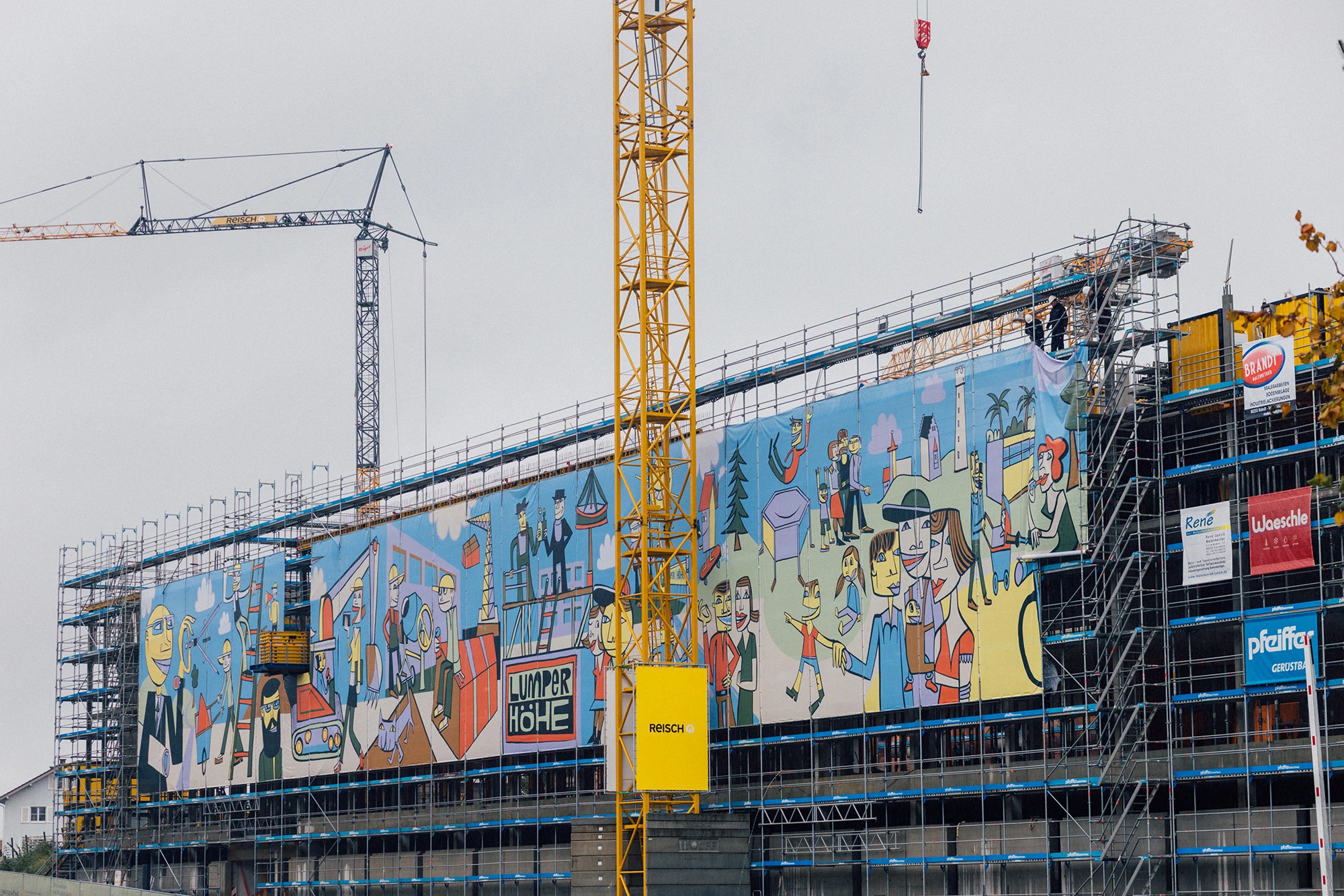 Reisch Bauzaun Banner