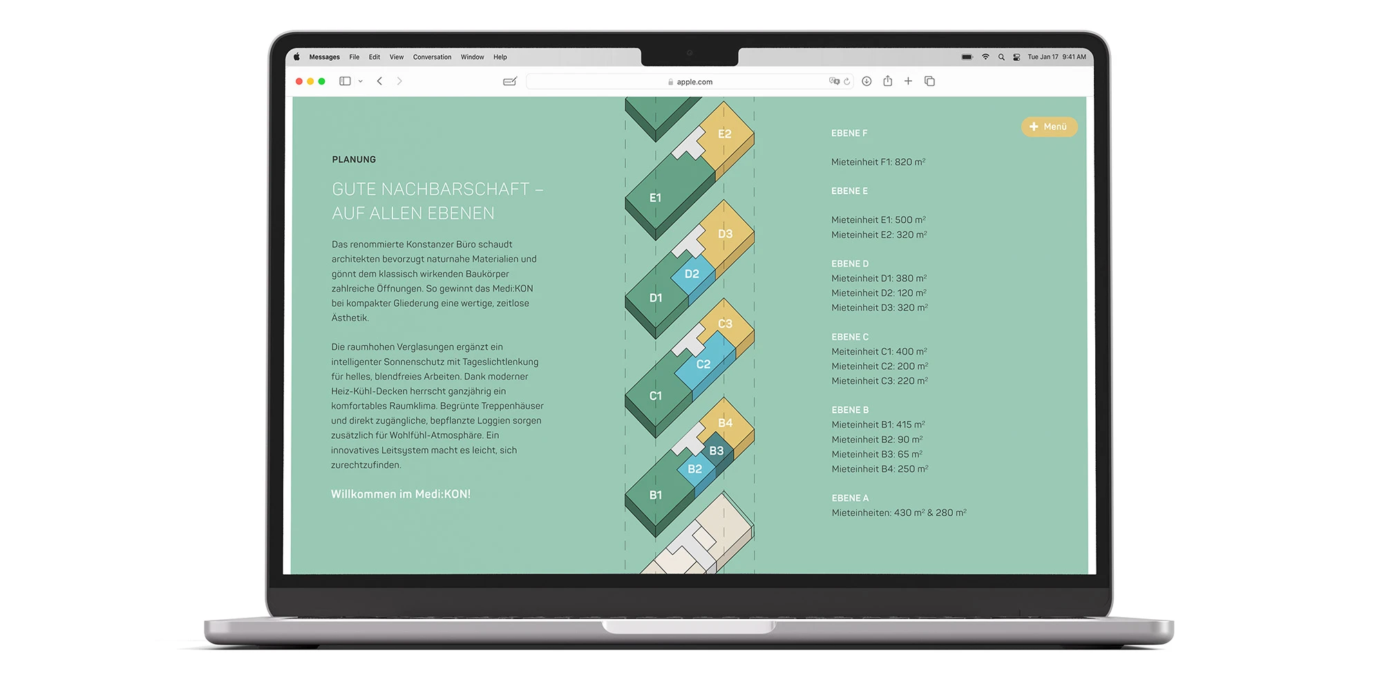 Webdesign Medikon Scroll