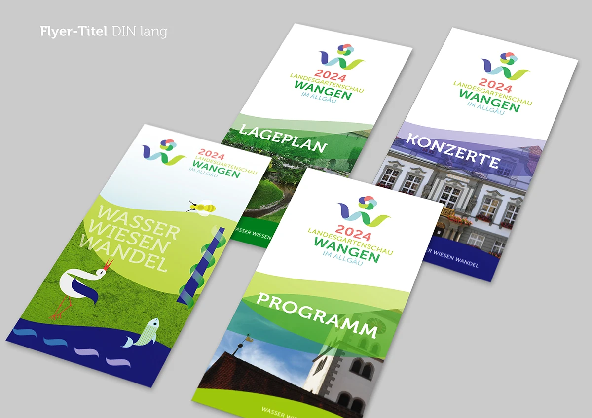 Landesgartenschau Wangen 2024, Erscheinungsbild, Broschüren