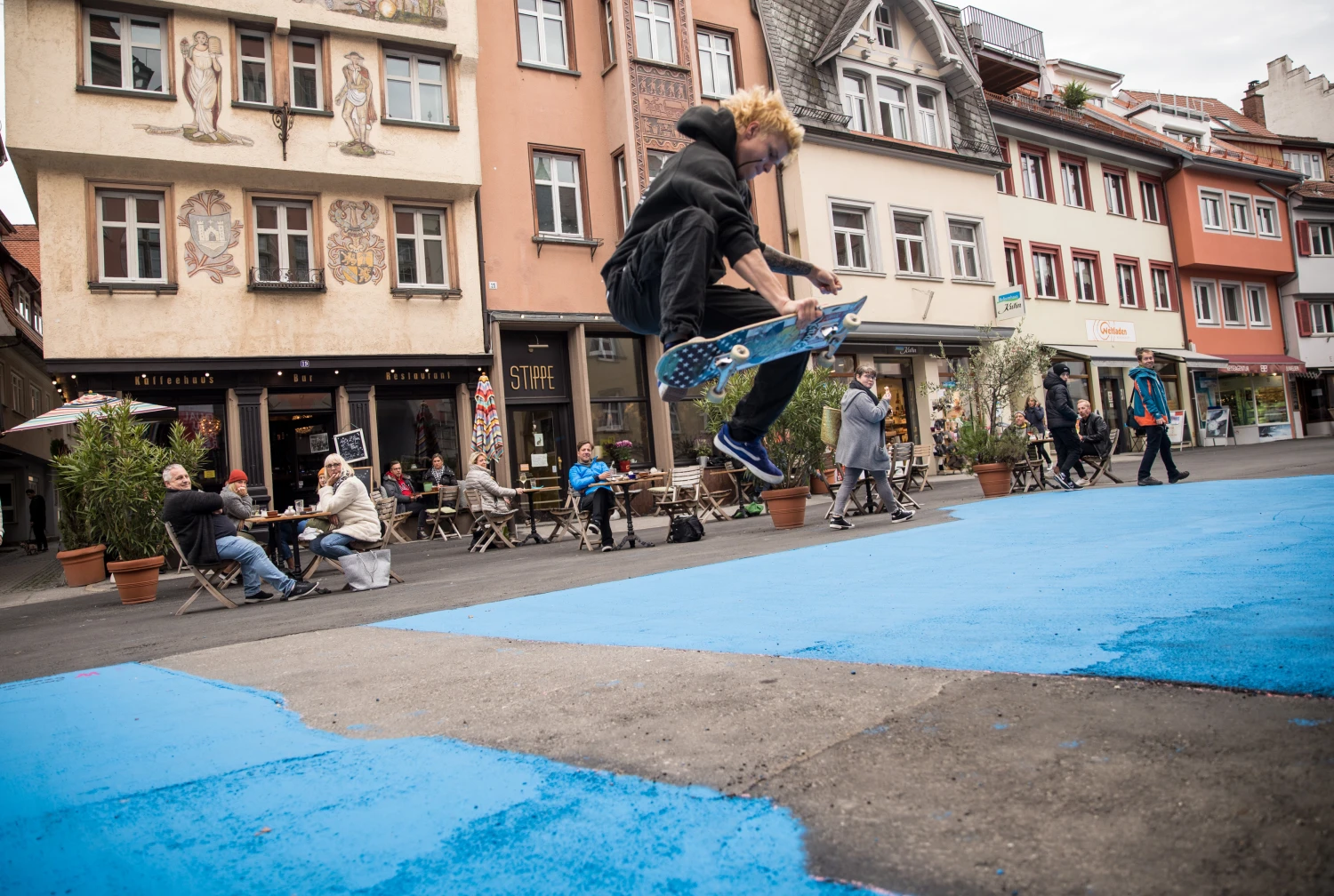 Street-Art-Zone Blauer Bach
