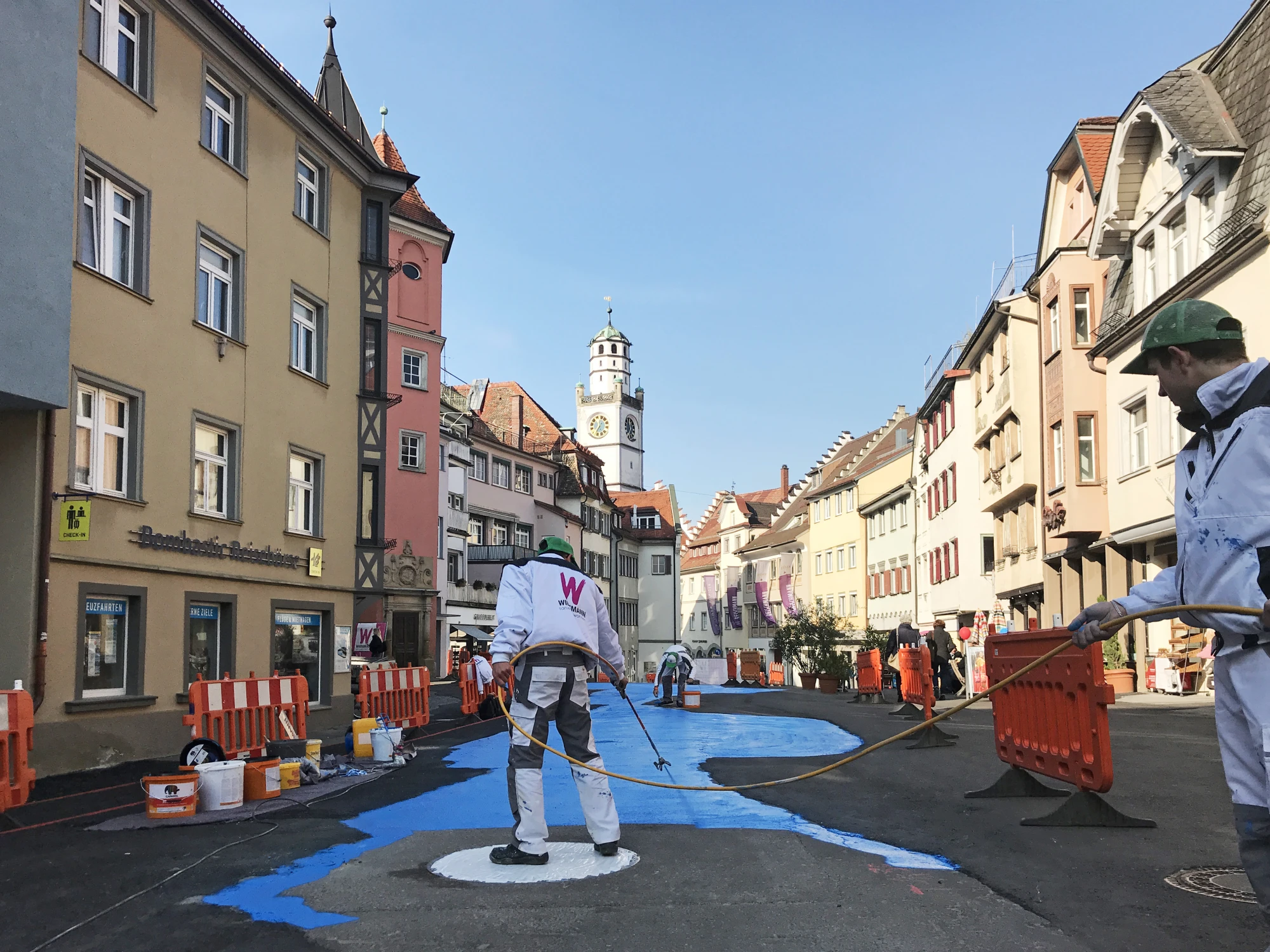 Street-Art-Zone Blauer Bach